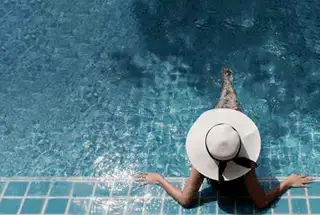 Swimming Pool at Ajmera Manhattan
